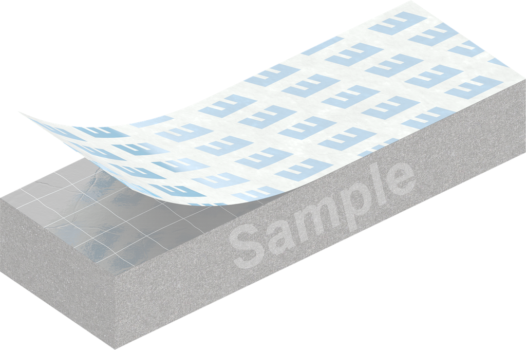 Cell sponge rubber 15 x 60 mm, EPDM black stretch eliminating and self-adhesive