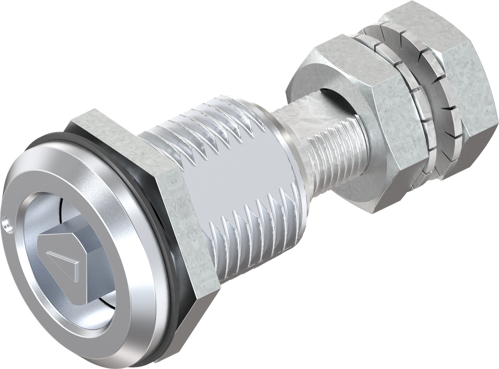 Dreh-Spann-Verschluss Dreikant 6,5, GD-Zn verchromt