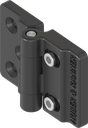 180° Scharnier verstellbar, GD-Zn schwarz gepulvert