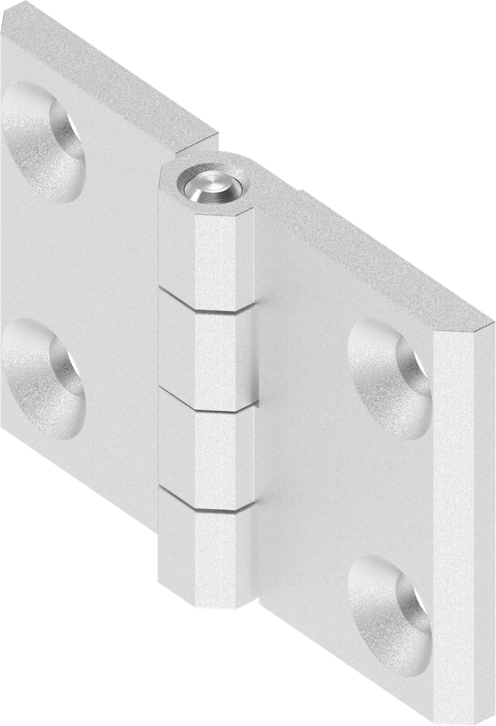 270° Hinge, Stainless steel AISI 316 bright polished