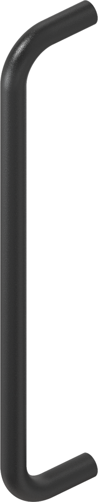 Bow-type handle, Aluminium black plastic-coated