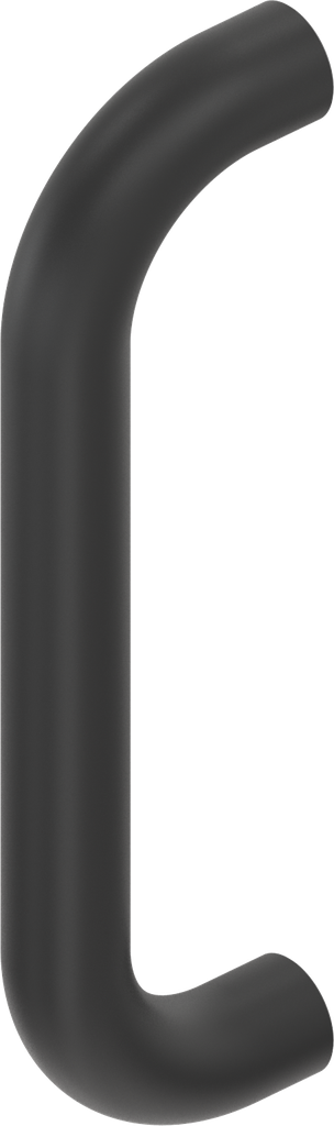 Bow-type handle, Aluminium black plastic-coated
