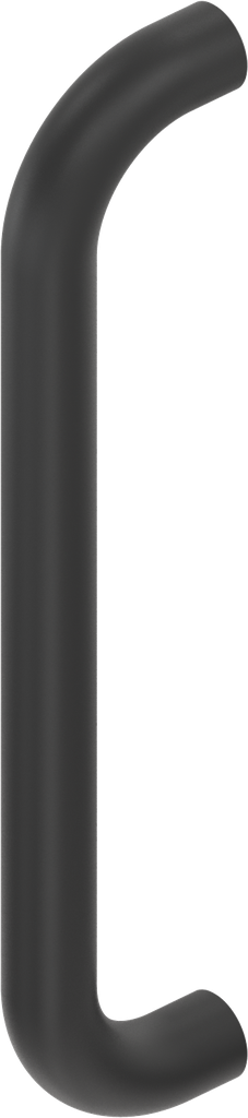 Bow-type handle, Aluminium black plastic-coated