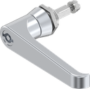 Klinkengriff Doppelbart 5, GD-Zn verchromt