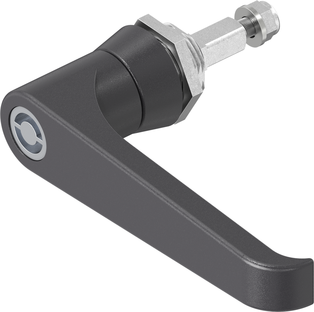 L-handle Daimler Benz, Zinc die black powder-coated