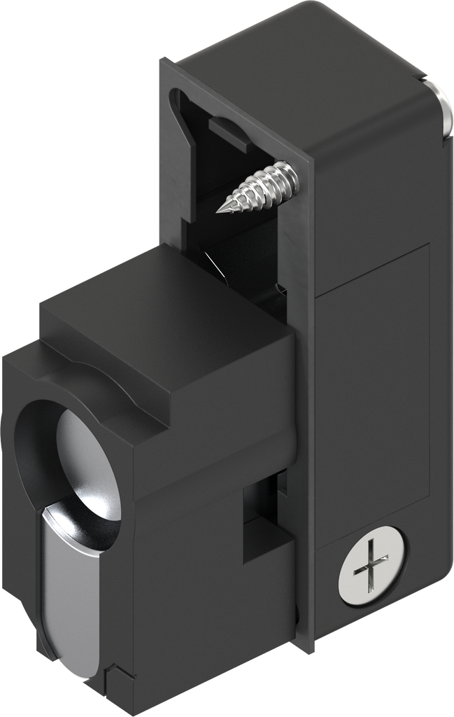 Locking set profile half cylinder with insert crown type, Polyamide GF black