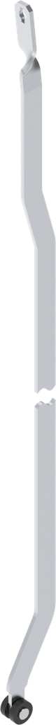 Flat rod L = 801 - 900 mm, left version, Steel zinc-plated