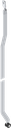 Flat rod L = 701 - 800 mm, right version, Steel zinc-plated