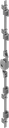 Verschluss-Set mit 4 Verschlusspunkten, Polyamid GF silbergraumetallic