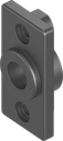 Bearing bush without stopper for Ts = 10 mm, Polyamide GF V0 black