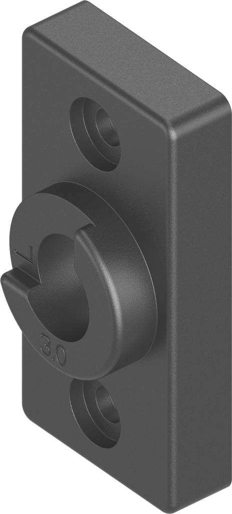 Bearing bush for Ts = 3 mm, Polyamide GF black