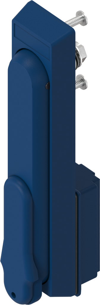 Swinghandle for profile half cylinder 40 mm (A = 30 mm), Polyamide GF steel blue