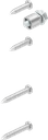 Adapter and fixing material for bearing bush; 