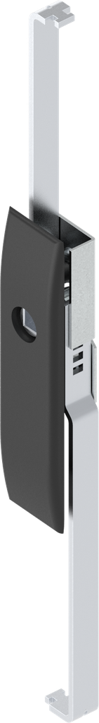 Schlüsselschild mit Schlossstangen mit Betätigung Innen-Vierkant 8, Polyamid GF schwarz