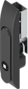 Schwenkgriff für Schlossstangen mit Betätigung Vierkant 6, Polyamid und GD-Zn schwarz gepulvert