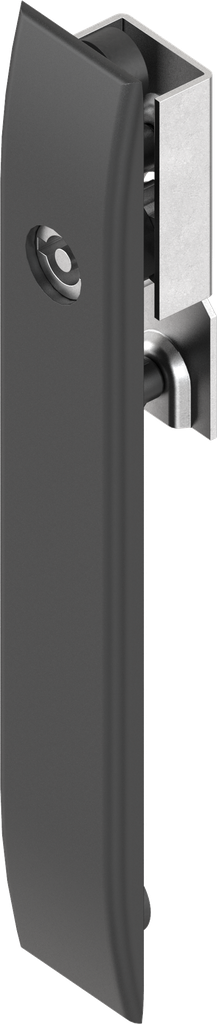 Schlüsselschild für Schlossstangen mit Betätigung Vierkant 6, Polyamid GF schwarz