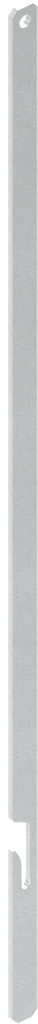 Flachstange 14x3 mit Ausklinkung für schmalen Verkantungsraum unten, Stahl verzinkt