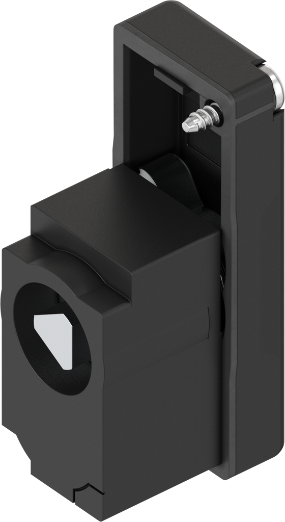 Locking set with insert triangular 8, Polyamide GF black