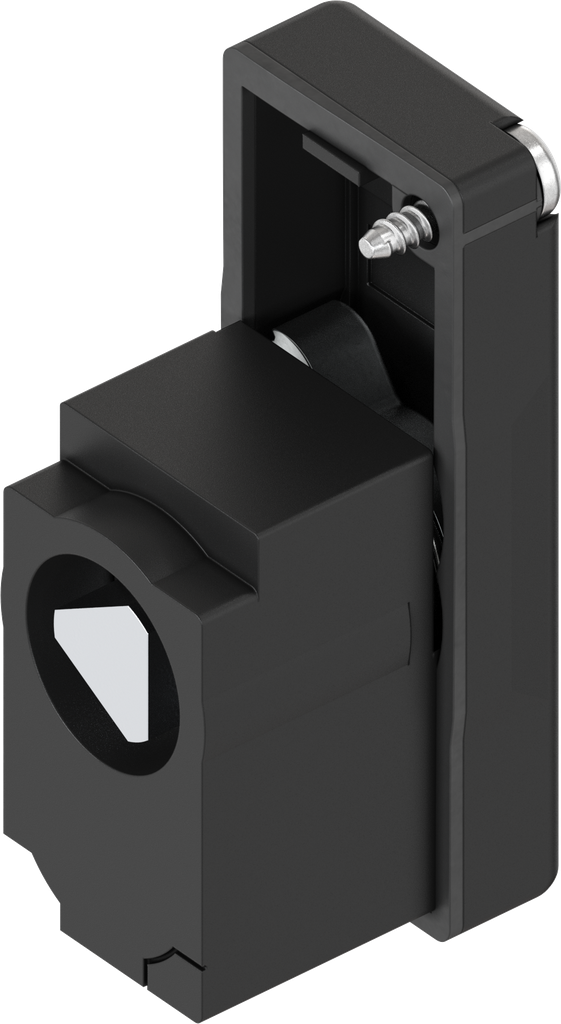 Locking set with insert triangular 10, Polyamide GF black