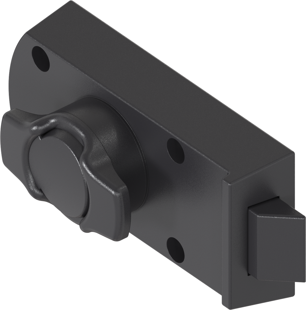 Mobile home lock, Polyamide GF black