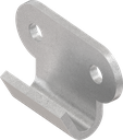 Hook, drilled, Steel zinc-plated DS plus top coat