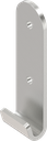 Hook, drilled, Steel raw