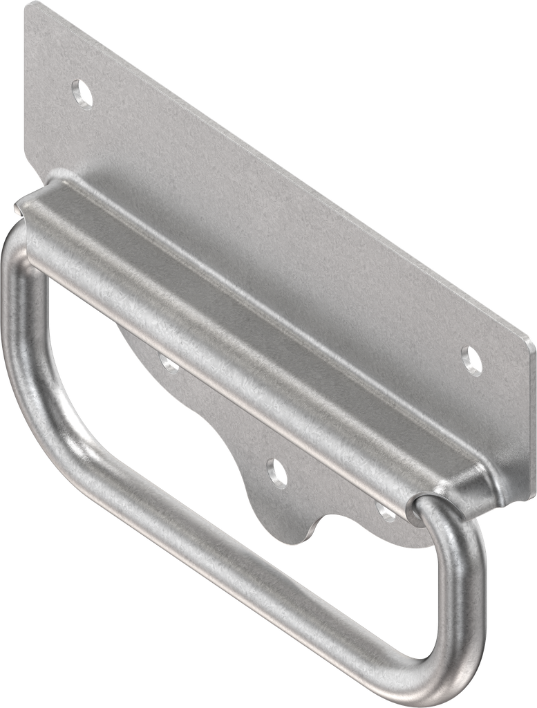 Klappgriff ohne Torsionsfeder, Stahl verzinkt DS plus Top Coat
