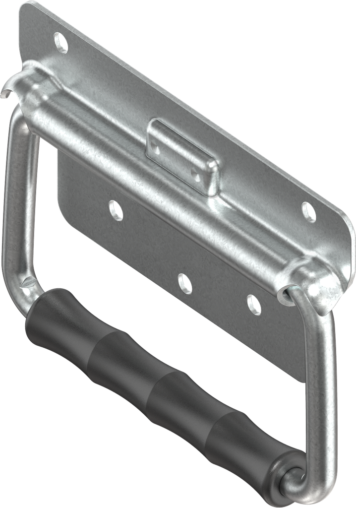 Chest handle without leaf spring, Steel zinc-plated DS plus top coat