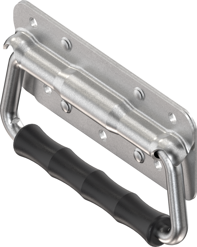 Klappgriff ohne Torsionsfeder, Stahl verzinkt DS plus Top Coat