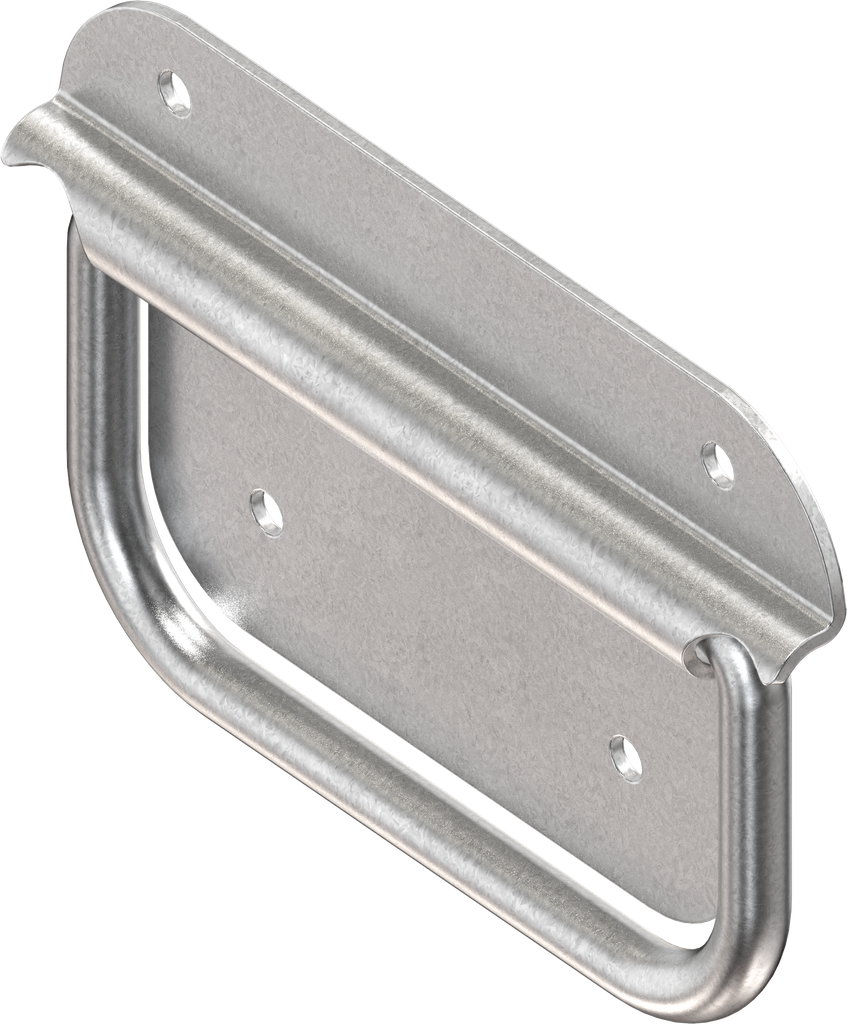 Klappgriff ohne Torsionsfeder, Stahl verzinkt DS plus Top Coat