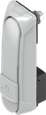 Schwenkgriff "kurz" mit RC2 für Profil-Halbzylinder 45 mm (A = 35 mm), GD-Zn grau gepulvert RAL 7038 und antigraffiti lackiert