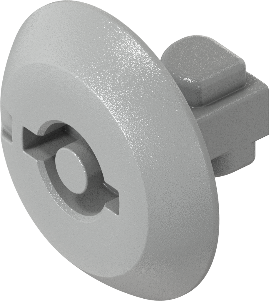 Insert part double bit 5 for assembly without tools, Polyamide GF dust grey
