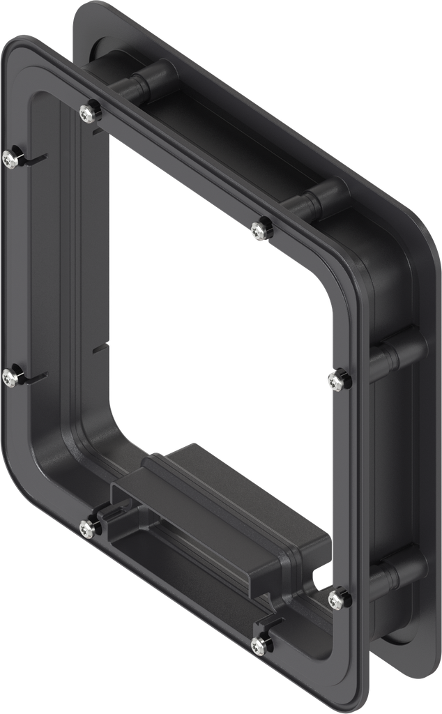 Spacer frame unfoamed for Ts = 40 mm, ABS black