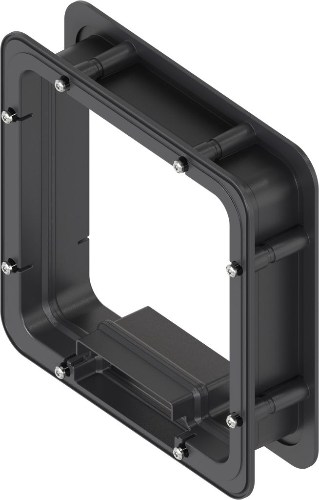 Spacer frame unfoamed for Ts = 50 mm, ABS black