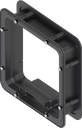 Spacer frame unfoamed for Ts = 50 mm, ABS black