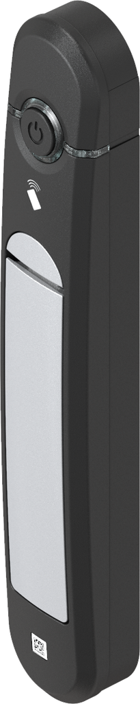 Swinghandle Agent E BLE, Zinc die white aluminium powder-coated and polyamide GF black