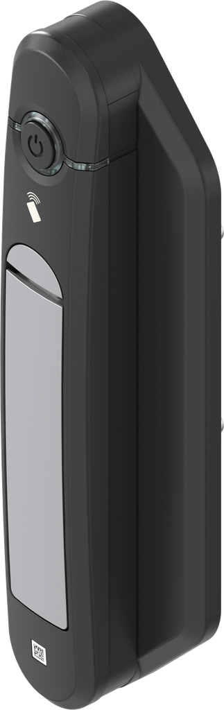 Schwenkgriff Agent E BLE, GD-Zn weißaluminium gepulvert und Polyamid GF schwarz