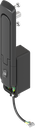 Flat swinghandle with electromechanical release; 