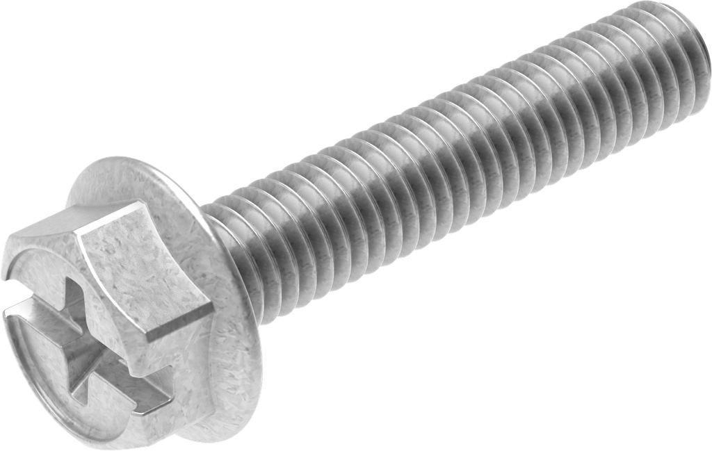 Locking screw M6 x 30, Steel zinc-plated