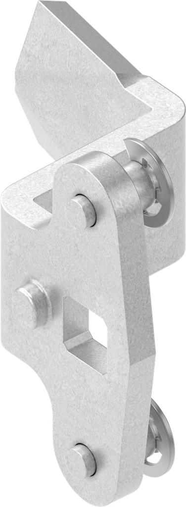3-point cam, Steel zinc-plated