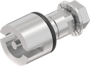 Insert double bit 3, Stainless steel AISI 303