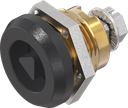 Safety quarter turn triangular 7, Brass and zinc die chrome-plated