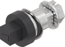 Insert square 7, Zinc die black powder-coated