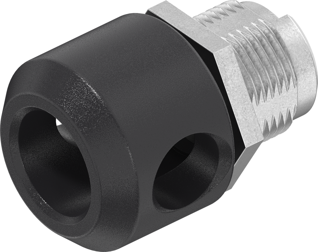 Housing for padlock, Zinc die black powder-coated