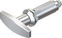 T-handle quarter turn, non-keyed, Zinc die chrome-plated