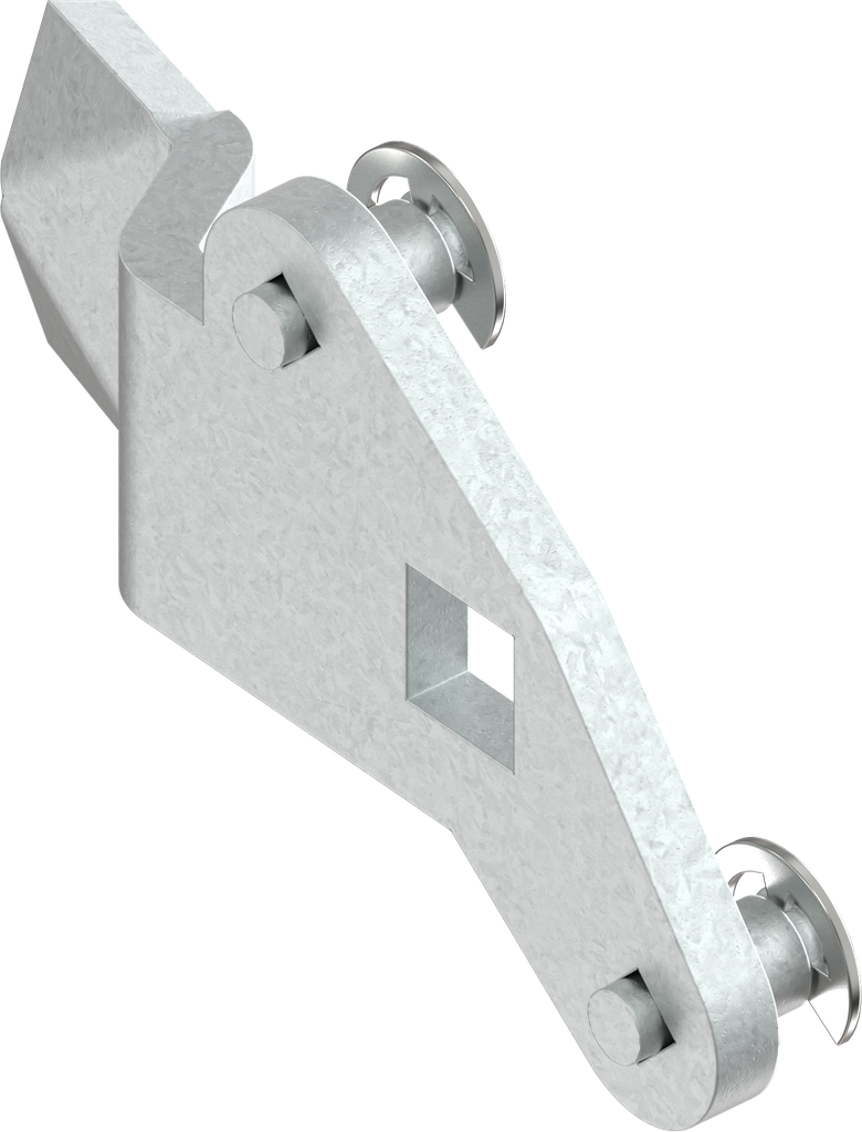 3-Point cam, right version, Steel zinc-plated