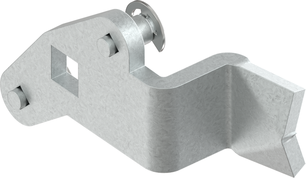 3-Point cam, left version, Steel zinc-plated