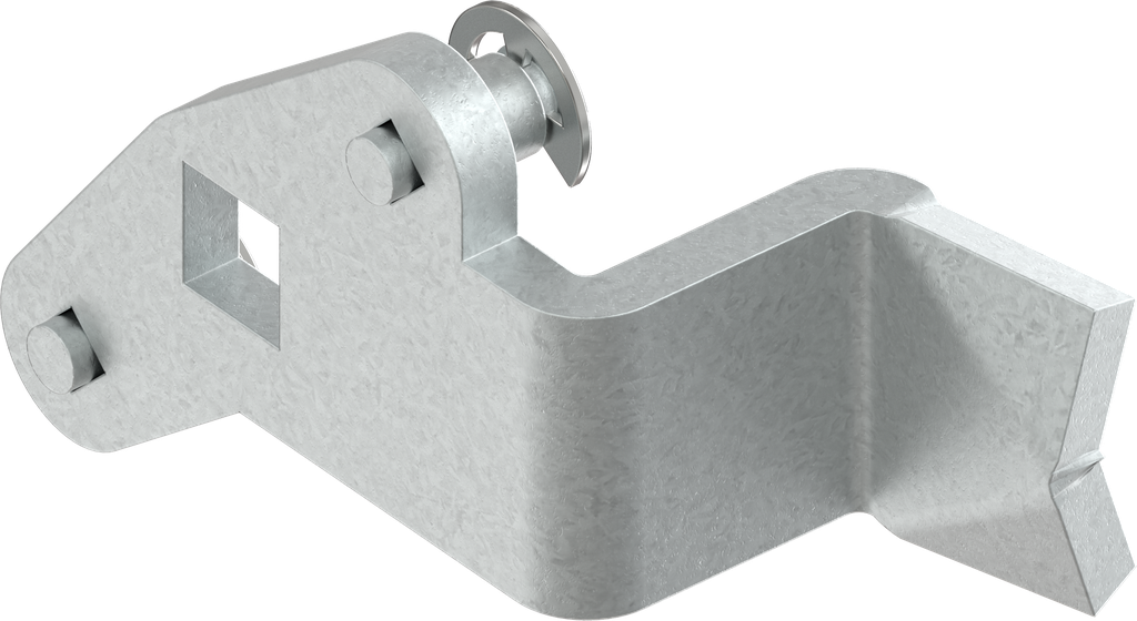 3-Point cam, left version, Steel zinc-plated