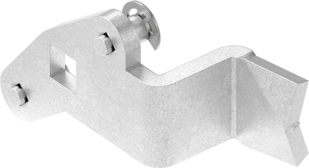 3-Point cam, left version, Steel zinc-plated