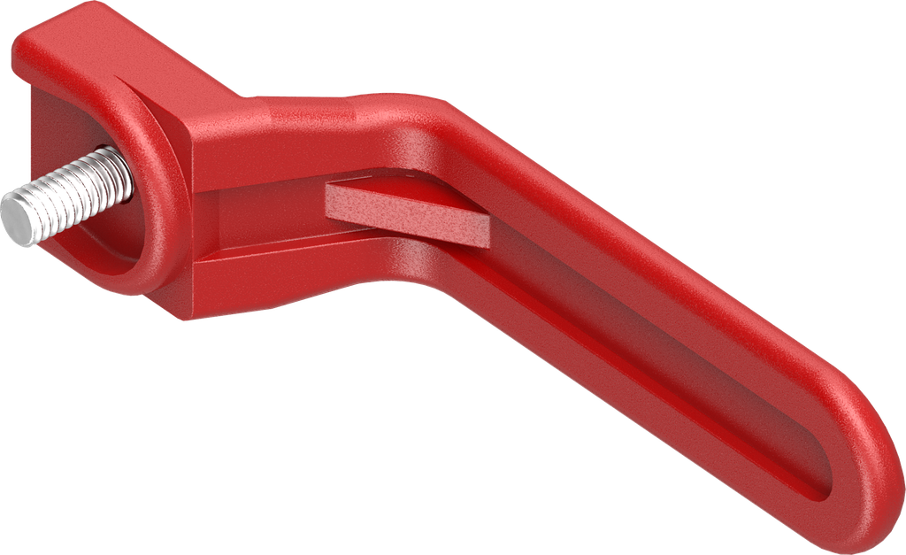 Inside handle, Polyamide red